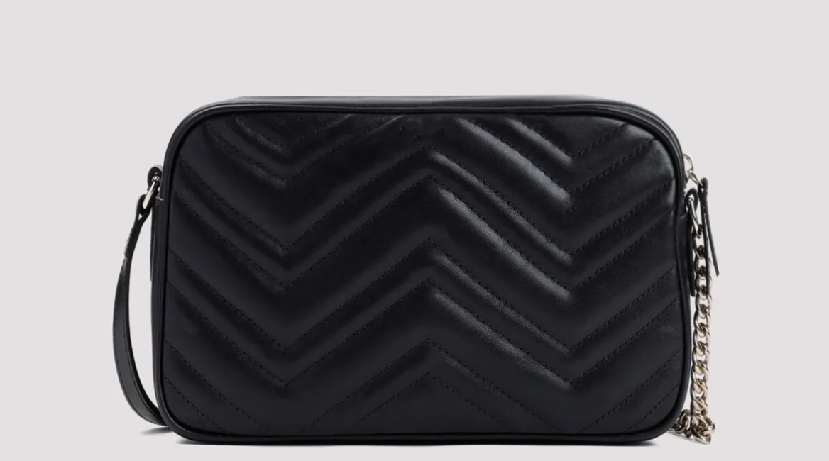 [E] GUCCI BLACK CAMERA BAG, 798715AADPJ-1000 (EGC10)