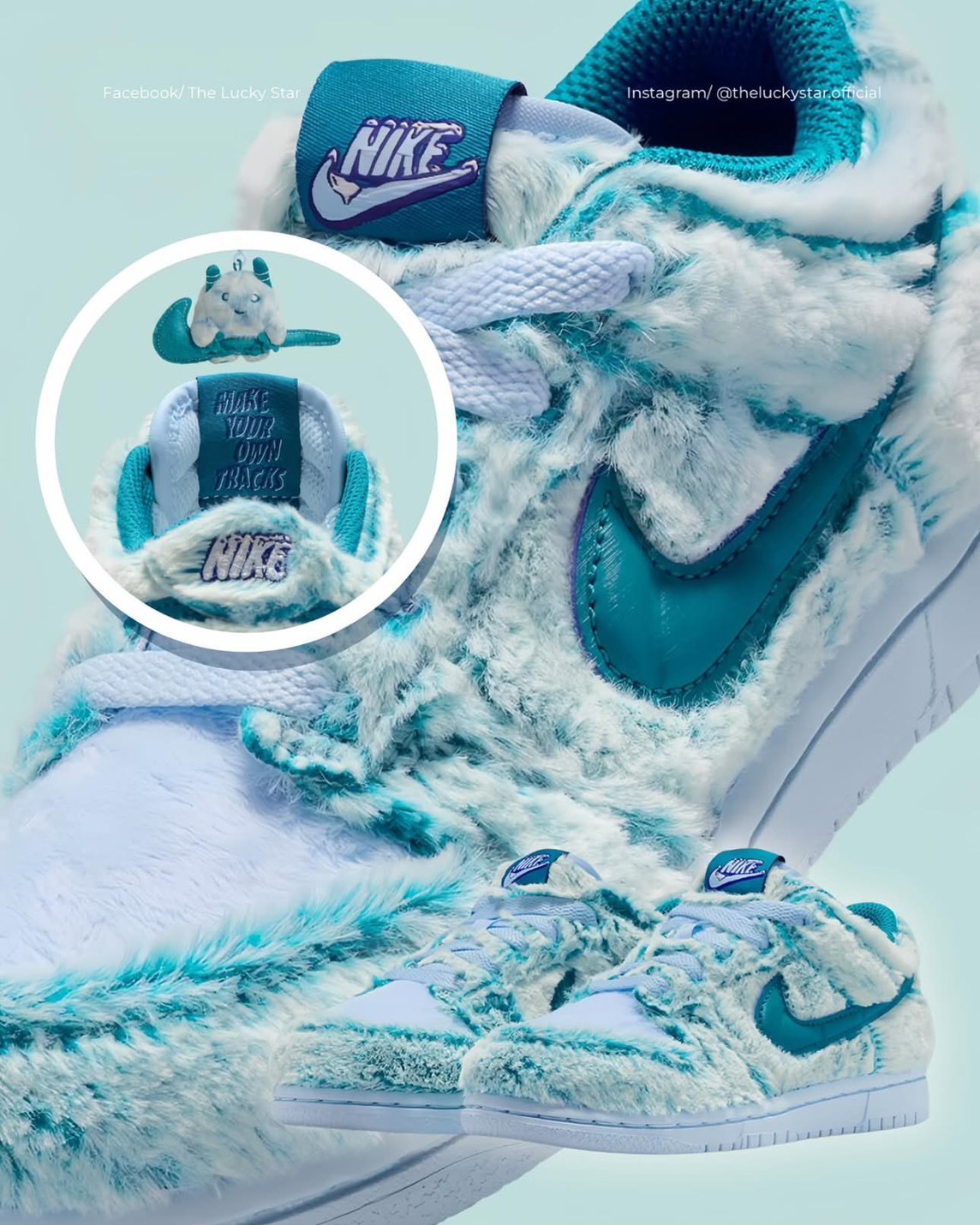 !!特殊限定快搶!!<現貨> Nike Dunk Low "Abominble Snowman" 雪寶 雪怪 藍色 IM7171301