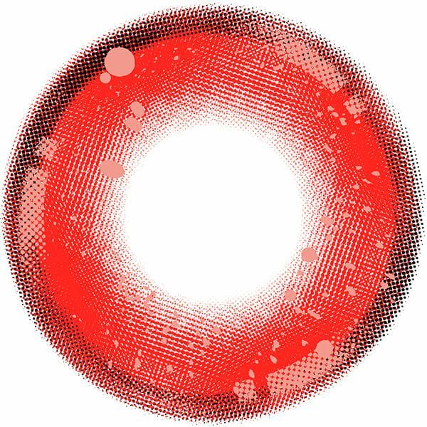 [日拋] GALAXY IDOL 1 Day Supernova Red 彩妝隱形眼鏡｜每盒6片