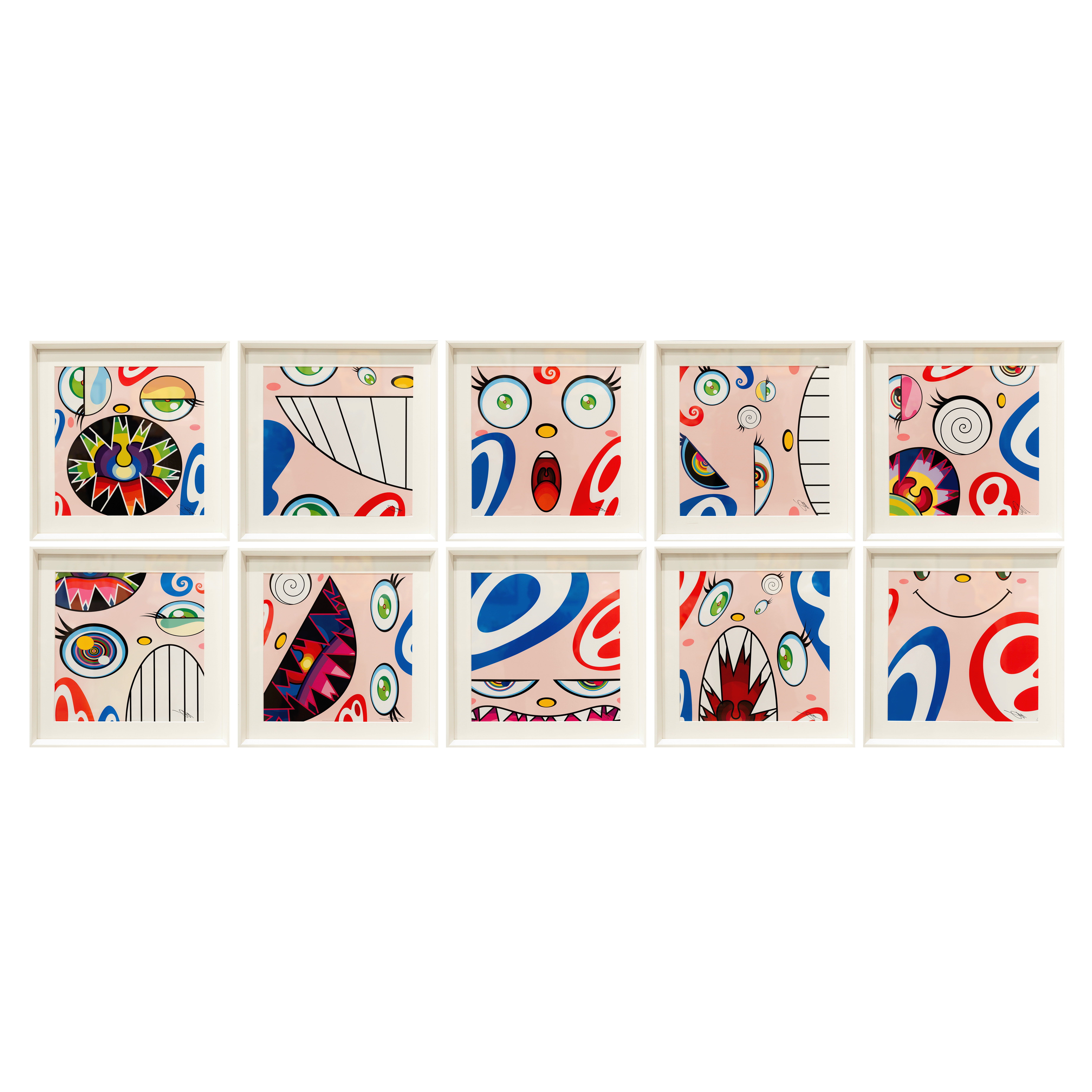 村上隆 Takashi Murakami - We are the Square Jocular Clan (Set of 10)