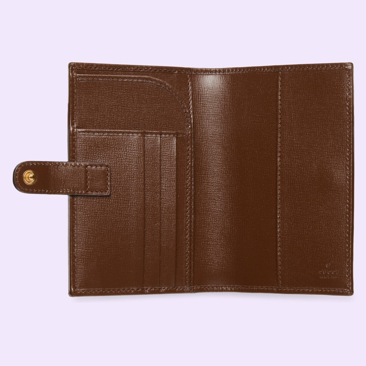 [E] GUCCI BROWN GUCCI INTERLOCKING G PASSPORT CASE, 72456292TCG-8563 (EGC185)