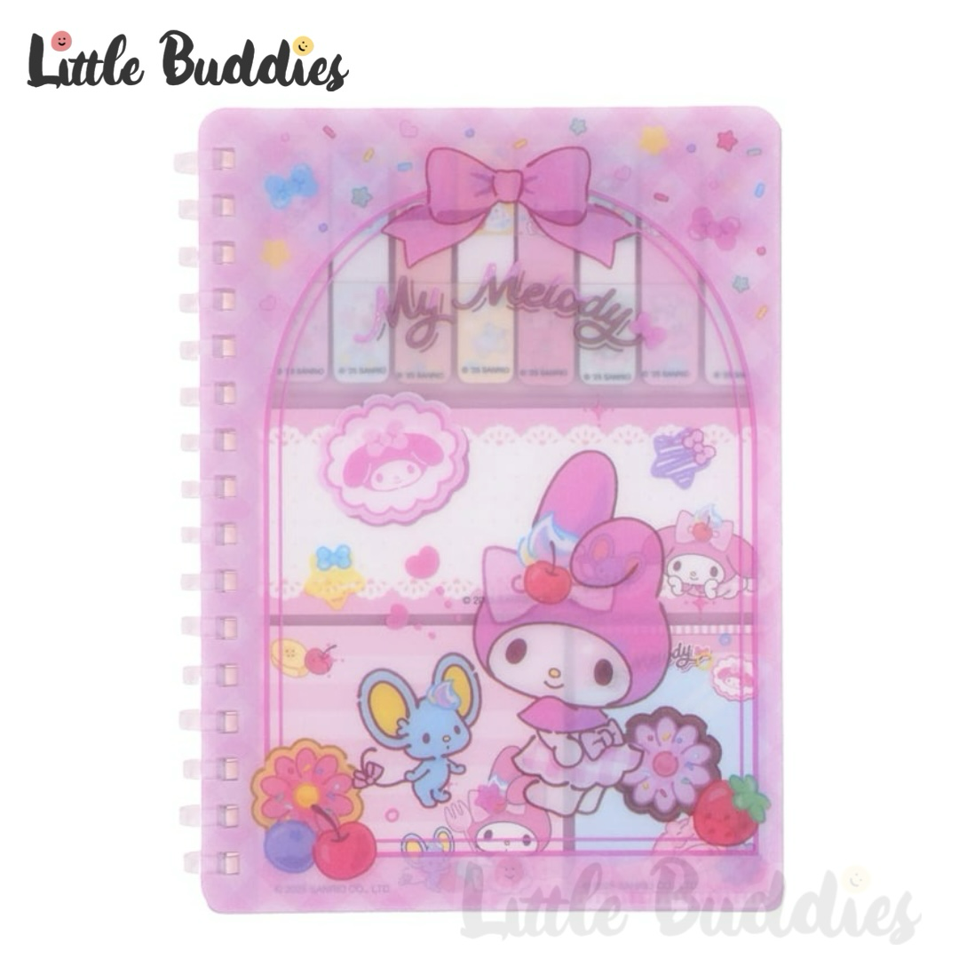 Sanrio 軟線圈簿連便條紙