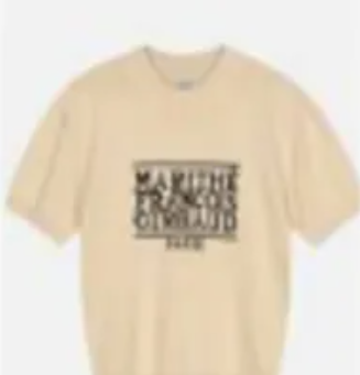 [S] MARITHE IVORY CLASSIC LOGO HALF KNIT TEE, 1MG24CKN103IVR (SMR131)