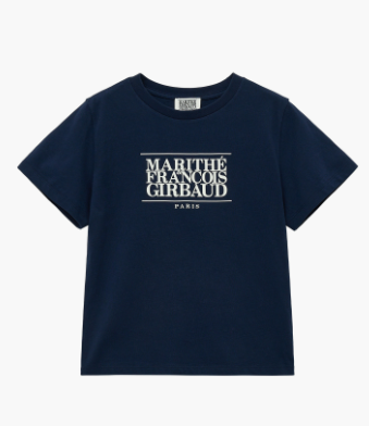 [S] MARITHE NAVY KIDS LOGO CLASSIC TEE, 1MG24CTS401NVY (SMR133)