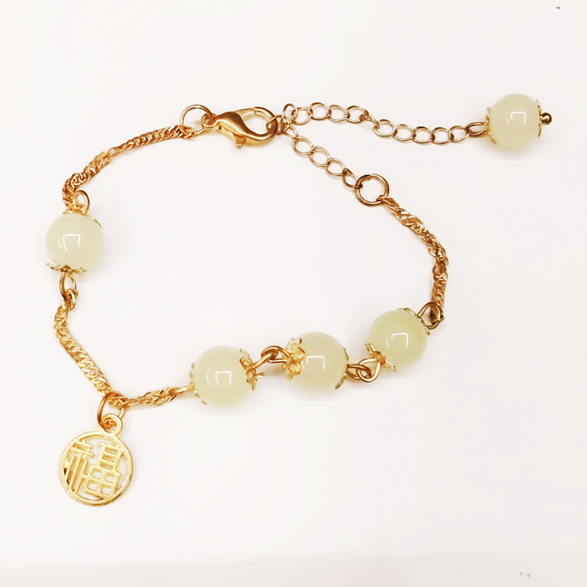 福&白玉手鍊【十方】155129