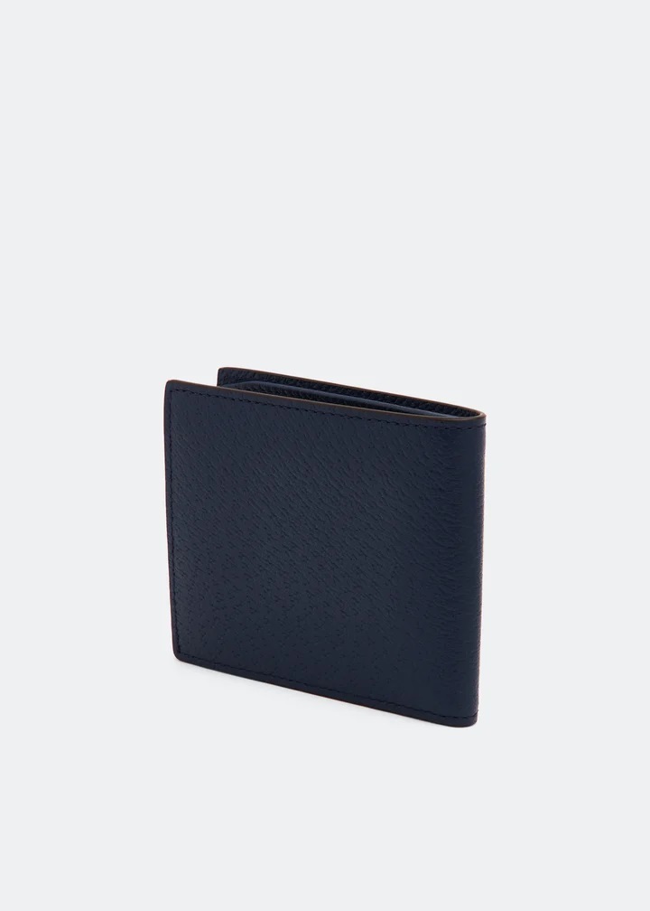 [E] GUCCI BLUE GG MARMONT LEATHER BIFOLD WALLET, 4287261T56F-4236 (EGC164)