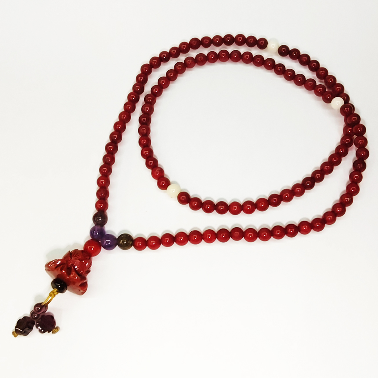 蓮花&海竹108念珠5mm【十方】155132