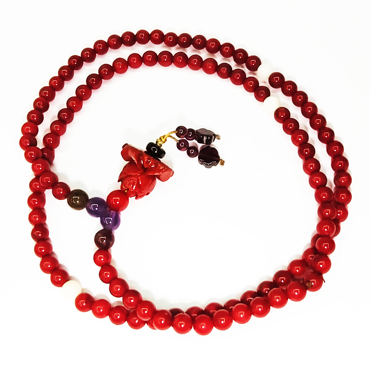 蓮花&海竹108念珠5mm【十方】155132