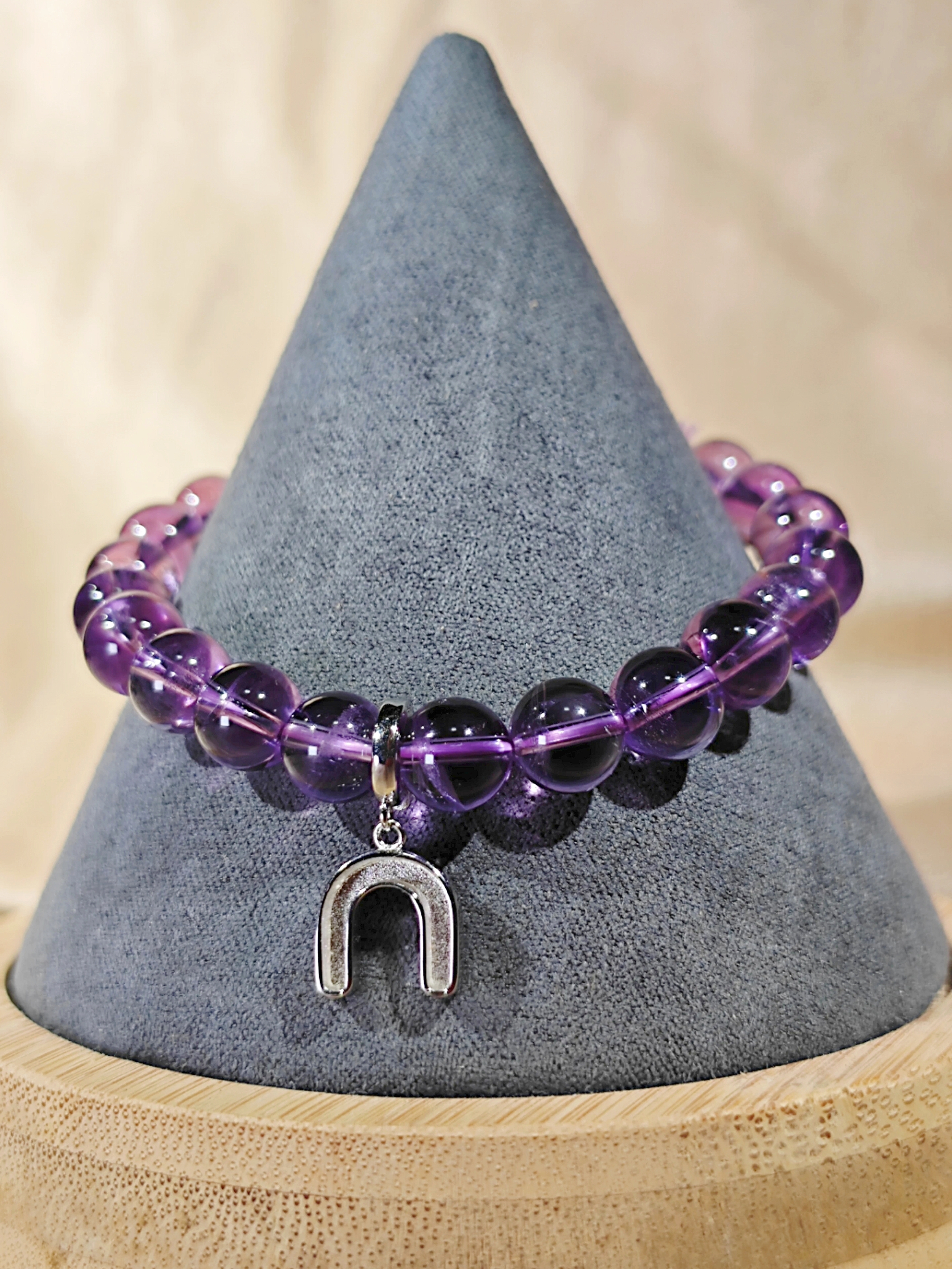 紫水晶手鏈 - 淺紫