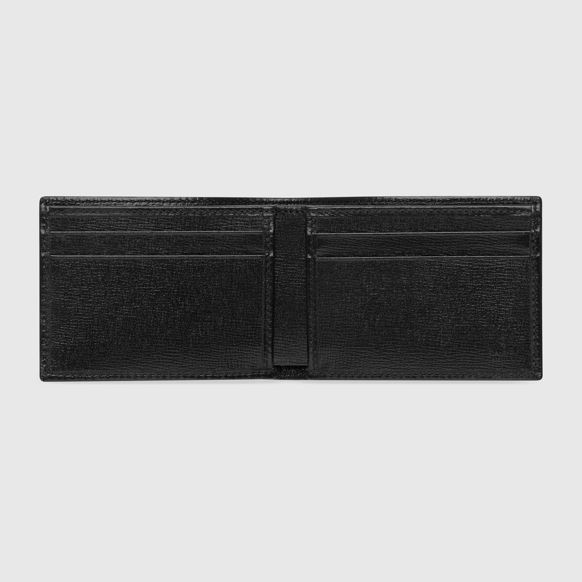 [E] GUCCI BLACK GG SUPREME CANVAS INTERLOCKING MINI WALLET, 67300192TCN-1000 (EGC166)