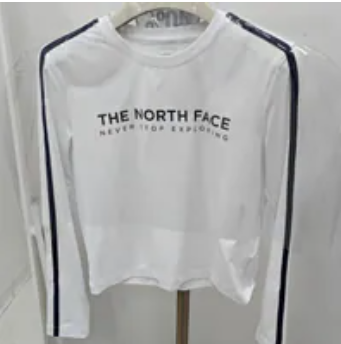 [S] THENORTHFACE WHITE ICE VIBE L/S ROUND TEE, NT7TQ18B-WHT (STNF31)