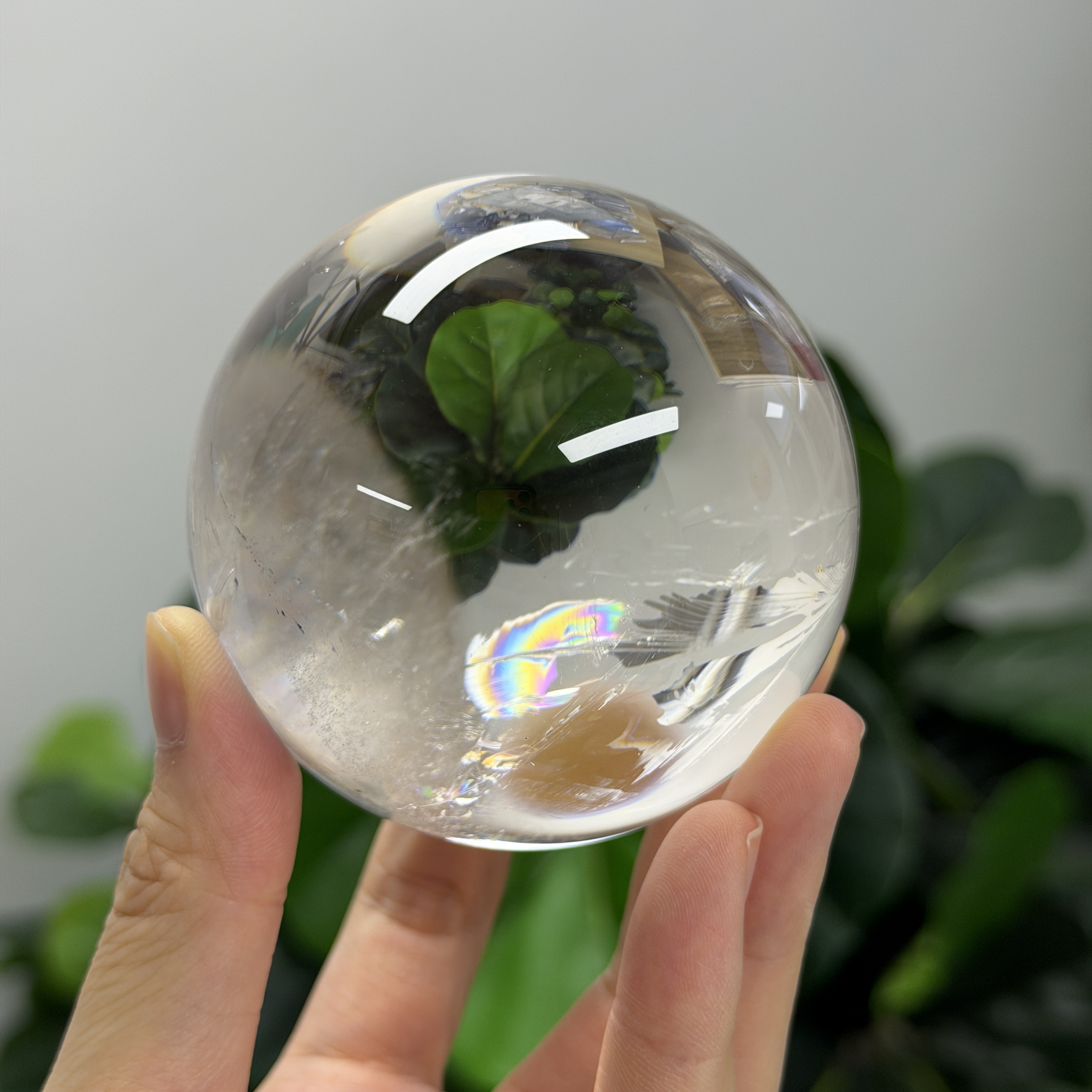 極高質白水晶球 7.2cm WD2151