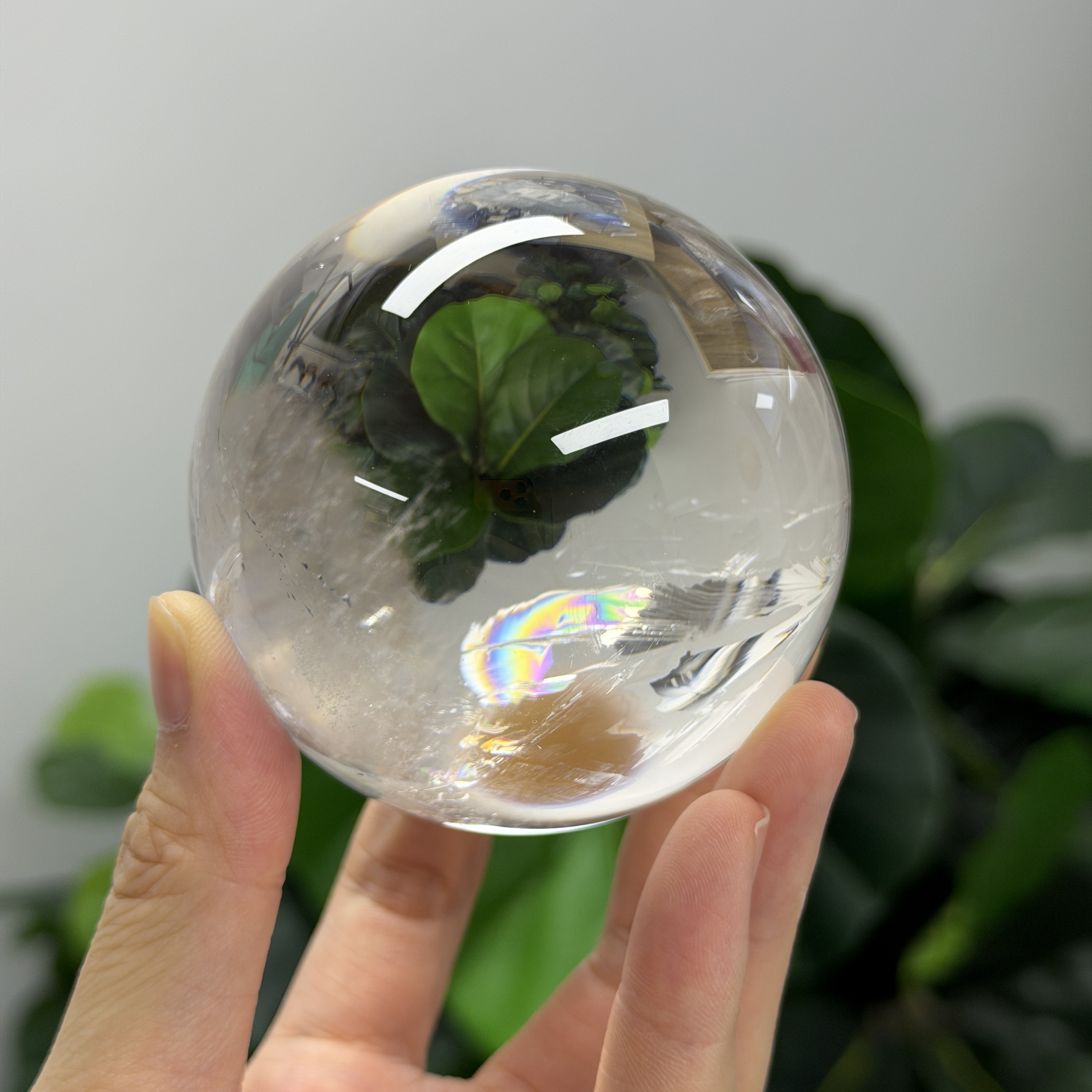 極高質白水晶球 7.2cm WD2151