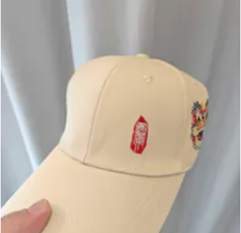 [S] HEA LION HEAD CAP,CREAM, SZZ772 (SZZ772)