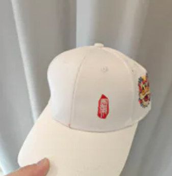 [S] HEA LION HEAD CAP,WHITE, SZZ773 (SZZ773)