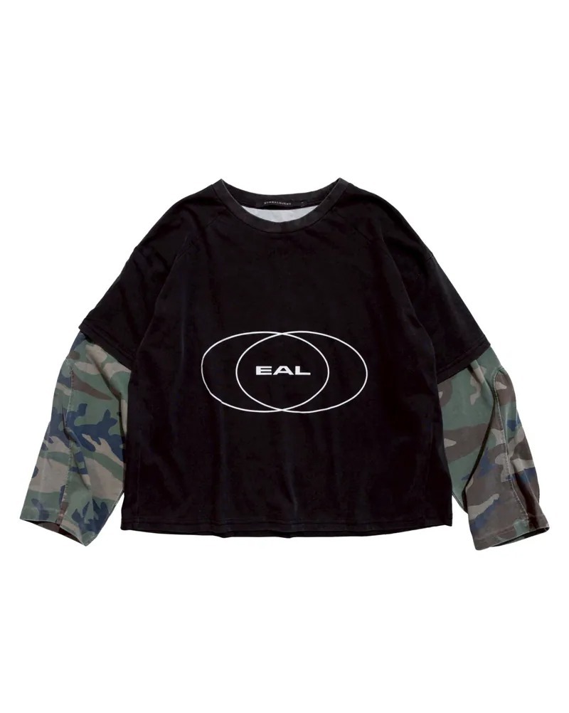 E'TREALOUEST Camo Logo Long Sleeve