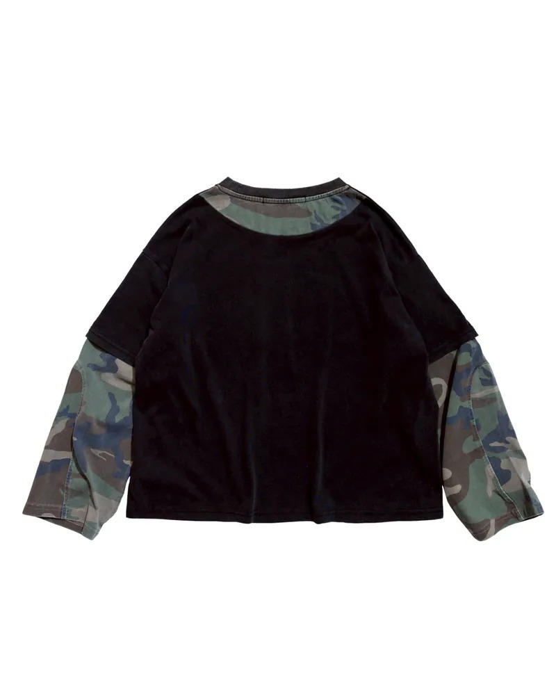 E'TREALOUEST Camo Logo Long Sleeve