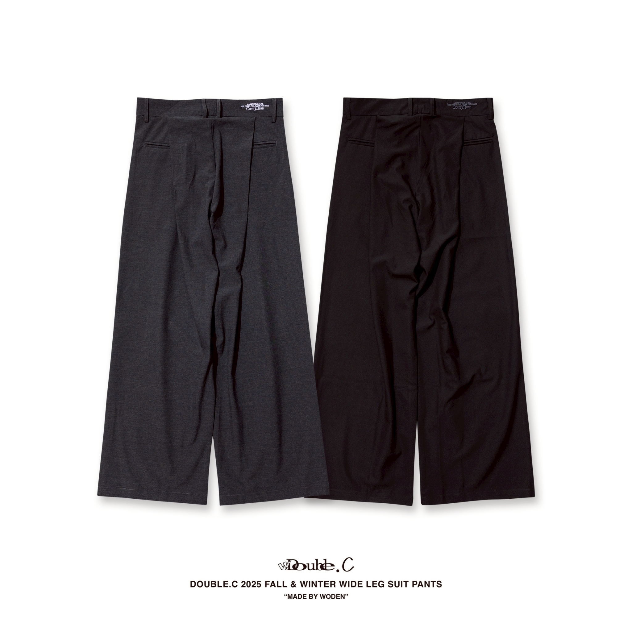 DoubleC 25FW D03 Wide 寬版西裝褲