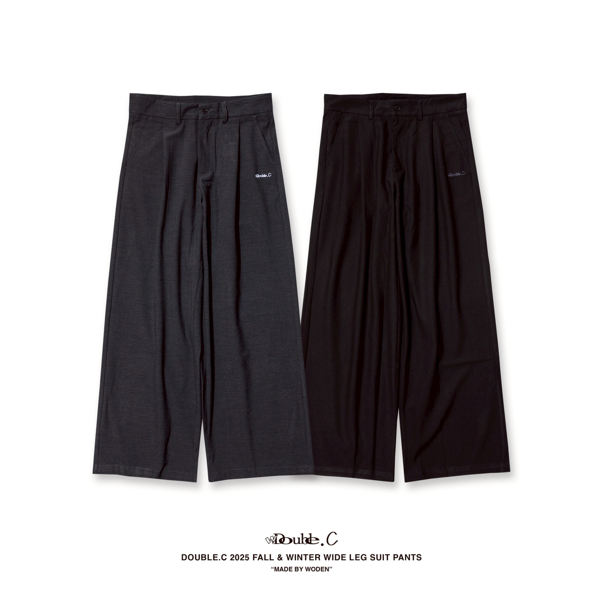 DoubleC 25FW D03 Wide 寬版西裝褲