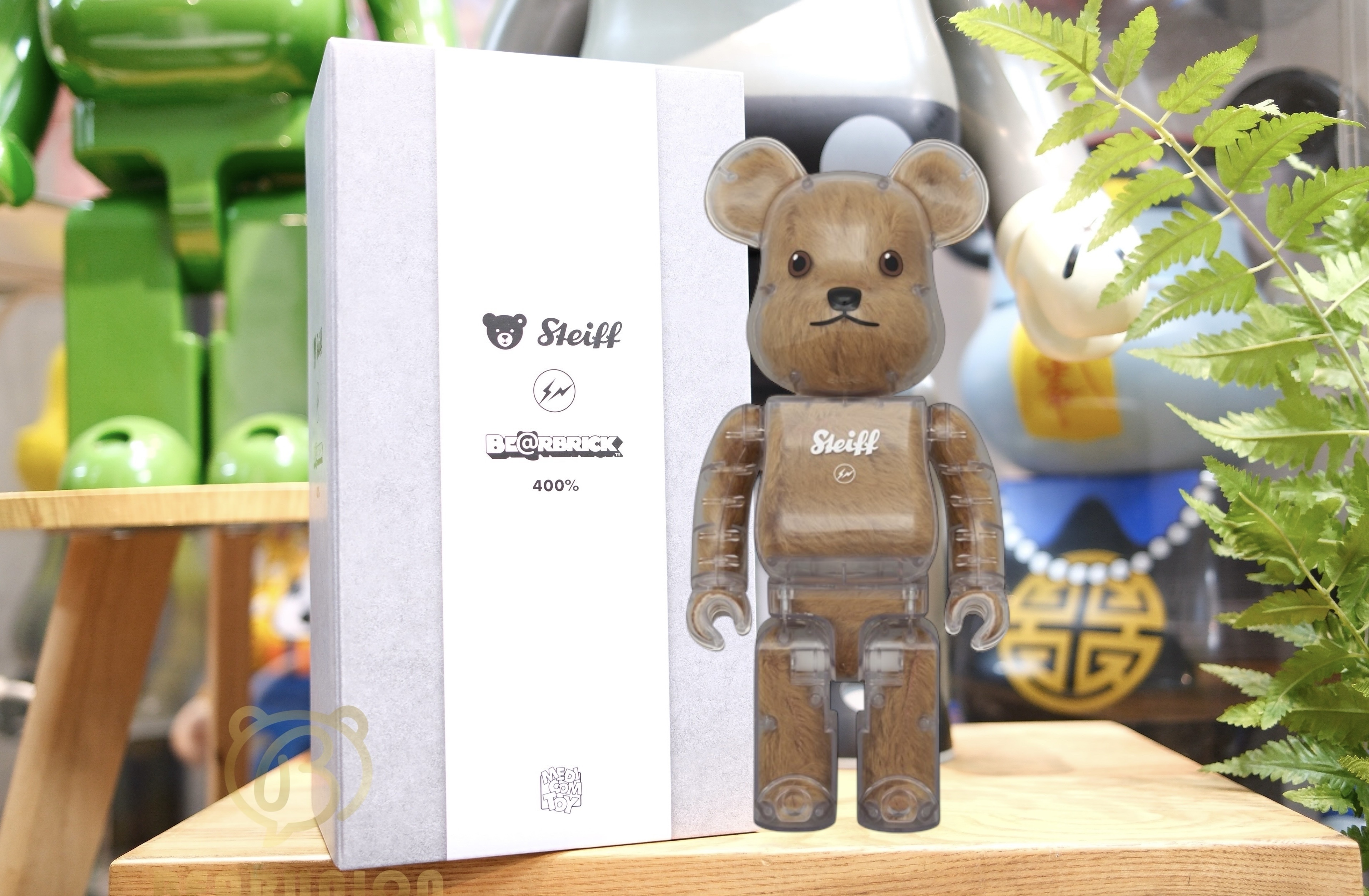 🎏預訂🎏Bearbrick 400% fragmentdesign Steiff