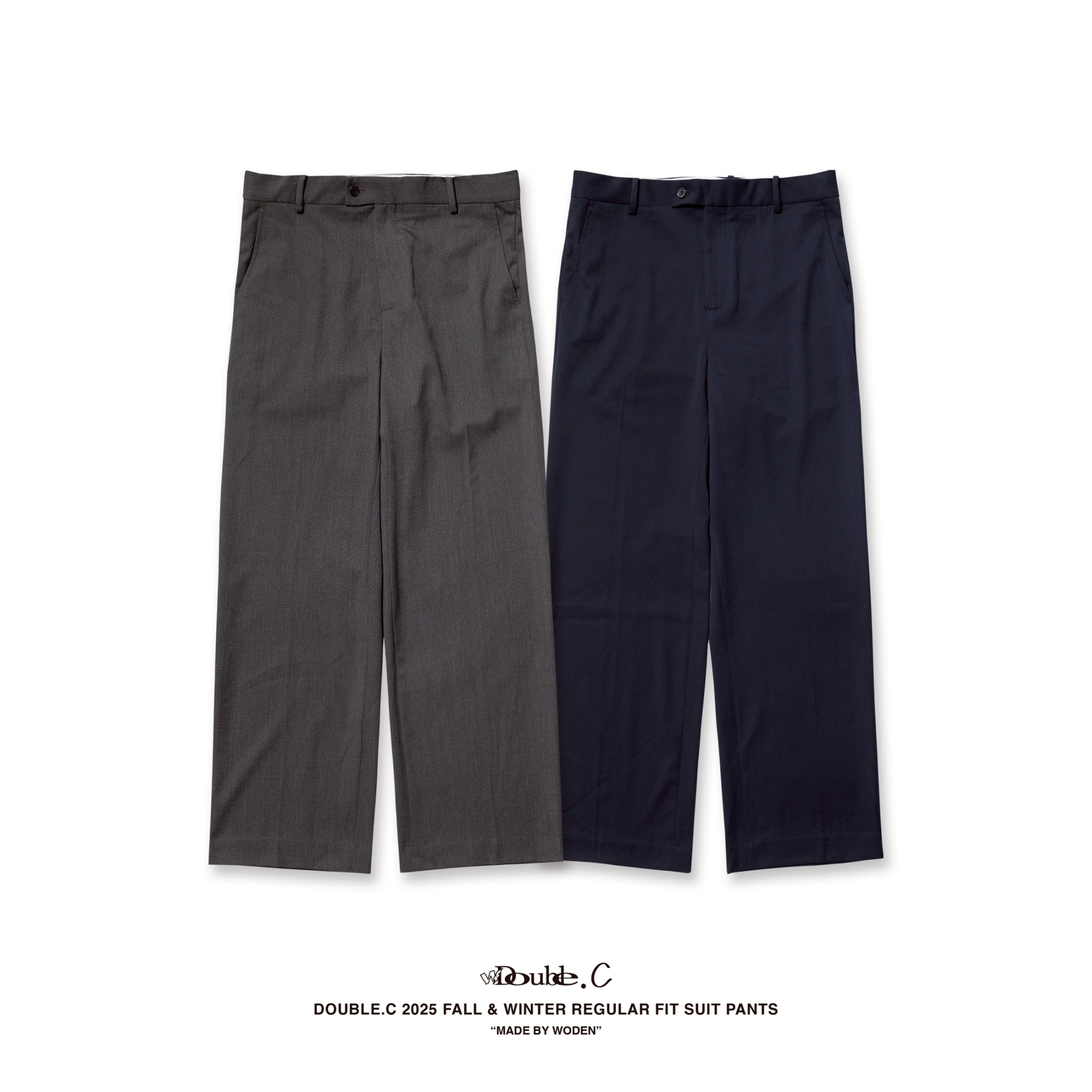 DoubleC 25FW D02 Casual 直筒西裝褲