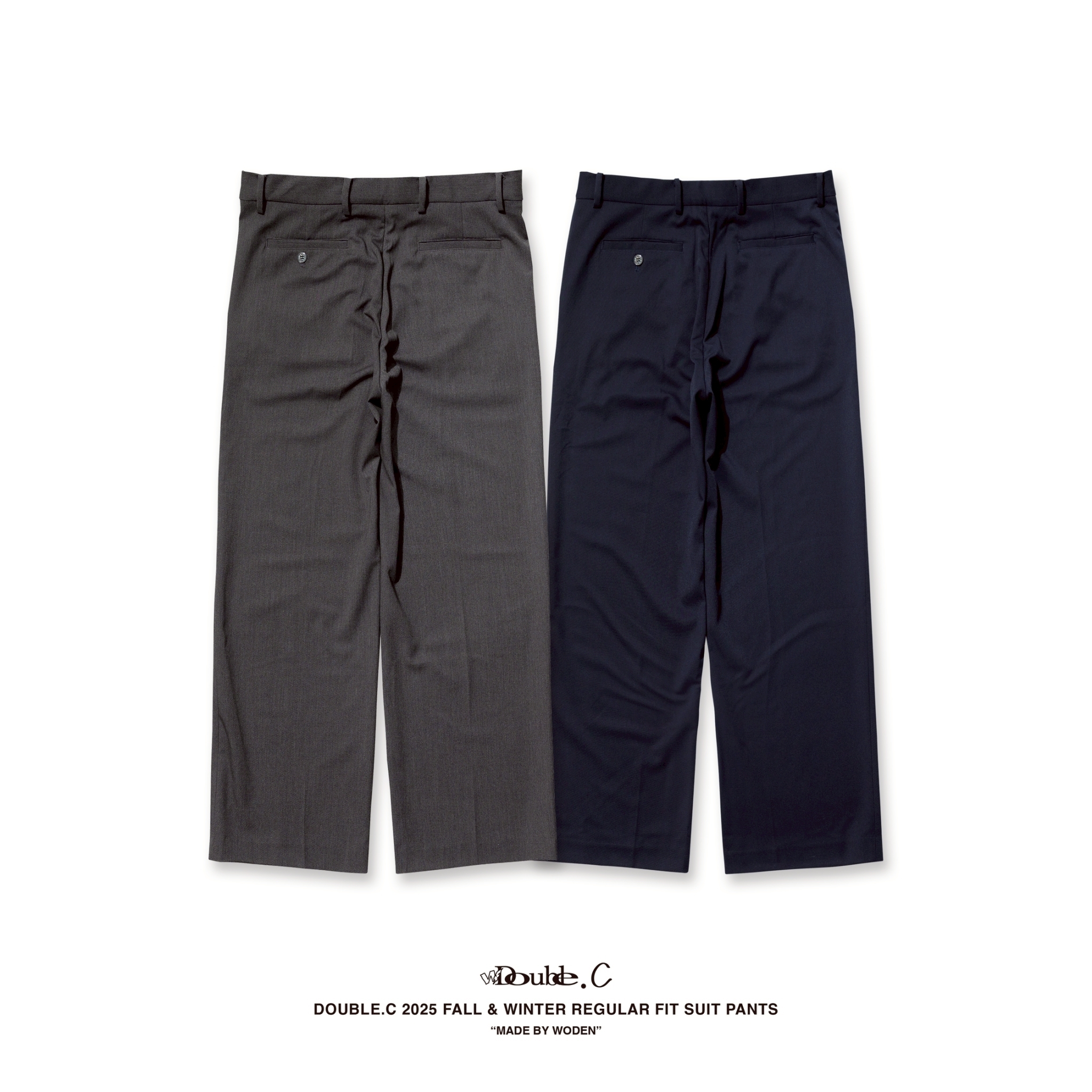 DoubleC 25FW D02 Casual 直筒西裝褲