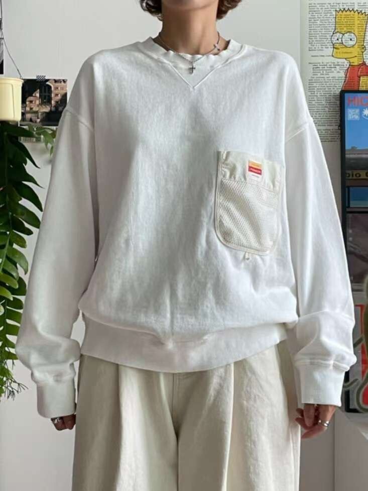 漁網口袋造型衛衣