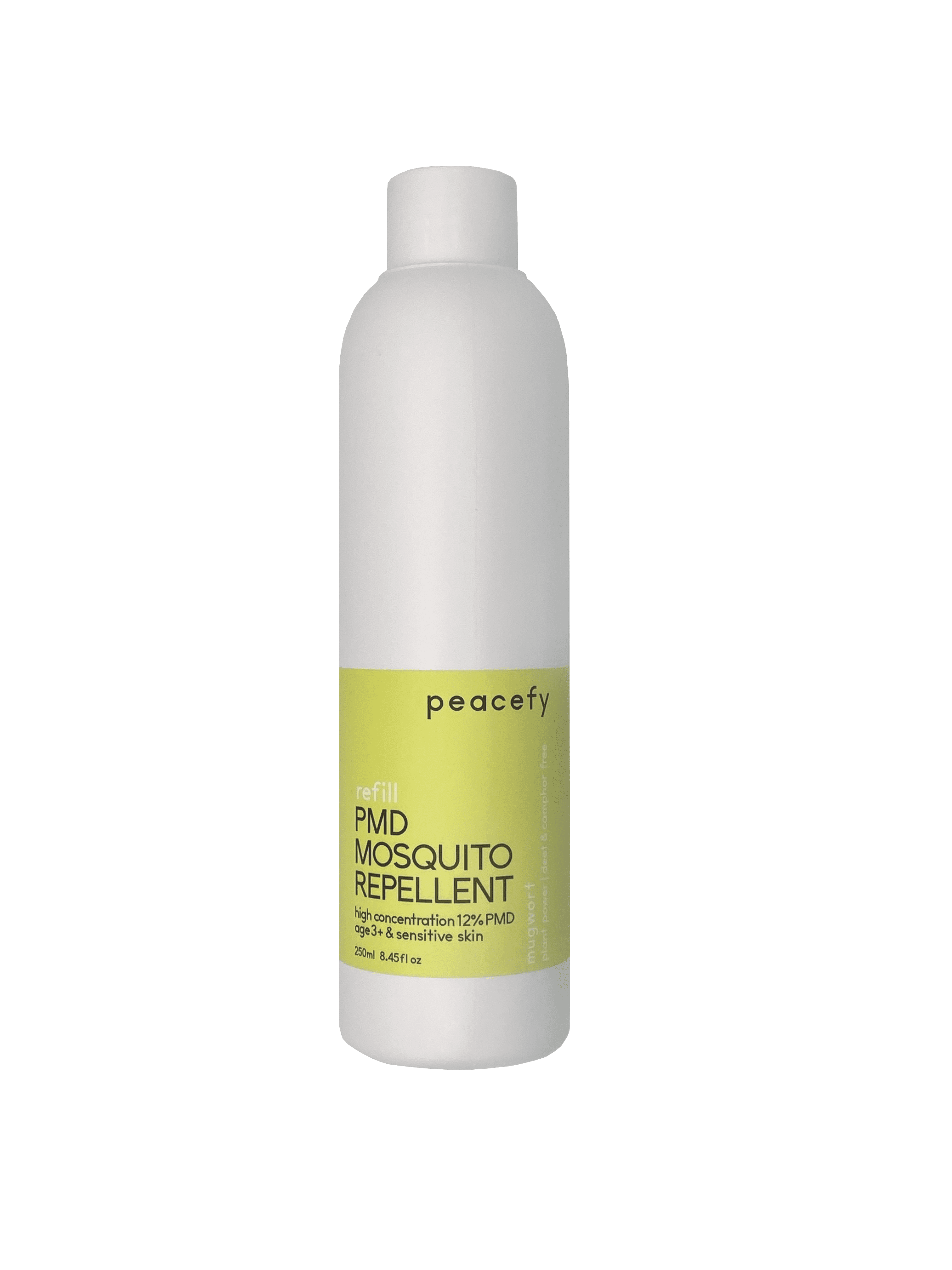 【peacefy】PMD 艾草防蚊液 250ml補充瓶｜天然驅蚊噴霧