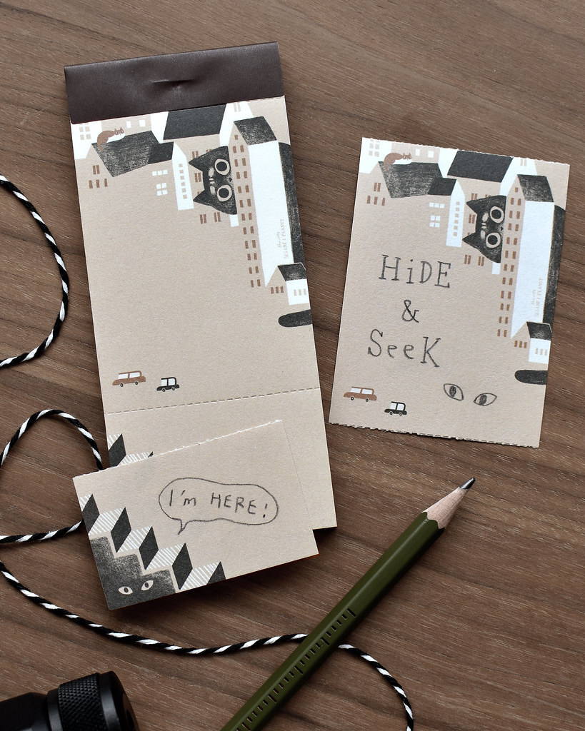 大芝麻小花生．躲貓貓 便條紙 便簽