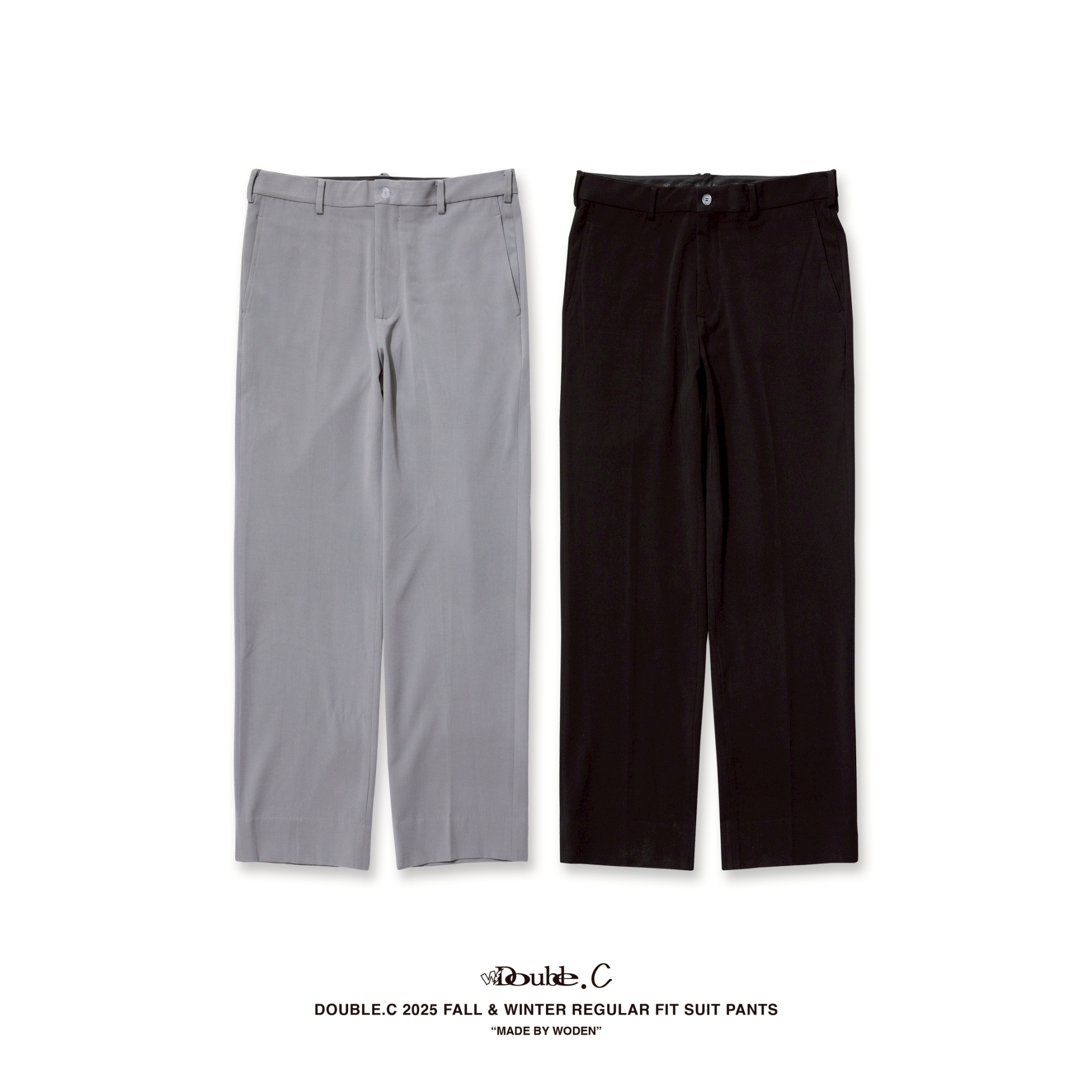 DoubleC 25FW D01 Fit 九分西裝褲