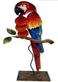 鐵藝-桌上鸚鵡桌飾