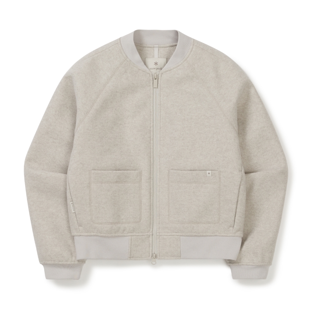 【代購】snow peak Essential Wool Women Varsity Jacket 女款 羊毛 運動夾克 S25WWFPJ07