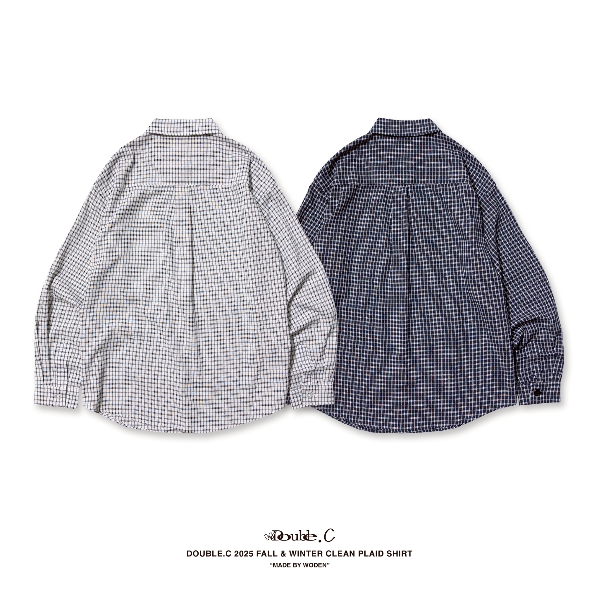 DoubleC 25FW Clean Plaid Shirt