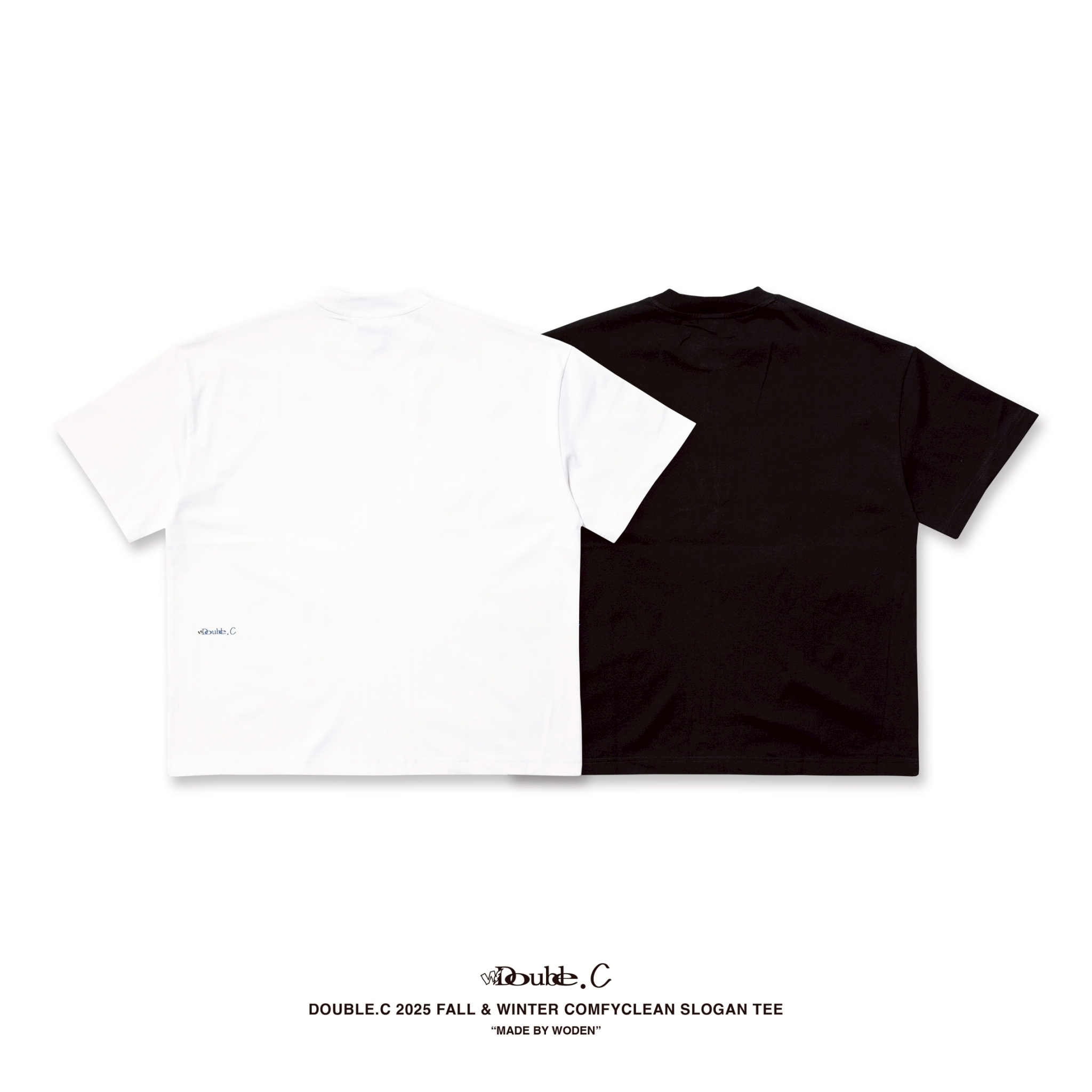 DoubleC 25FW ComfyClean Slogan Tee