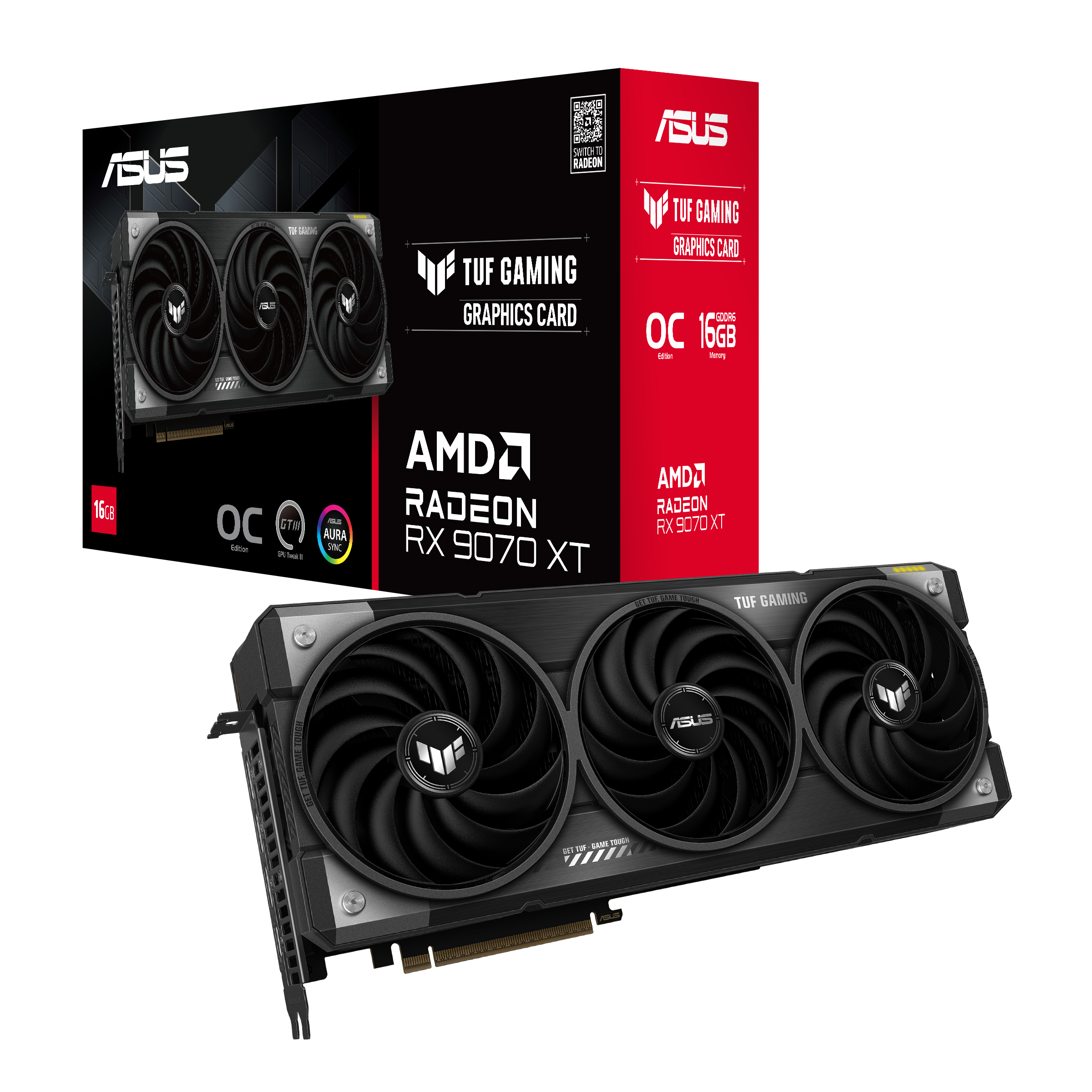ASUS TUF Gaming Radeon™ RX 9070 XT 16GB GDDR6 OC Editio