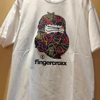 [S] HEA WHITE FINGERCROXX T-SHIRT, F5SAA012510503-C1 (SZZ794)