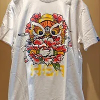 [S] HEA WHITE BIG PRINT T-SHIRT, N4SAA011013030-C1 (SZZ798)