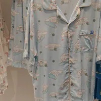 [S] SPAOLIGHT BLUE SPAO x SANRIO CINNAMOROLL PAJAMA SET, SSP82 (SSP82)
