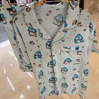 [S] SPAOLIGHT BLUE SPAO X SANRIO HANGYODON PAJAMA SET, SSP83 (SSP83)