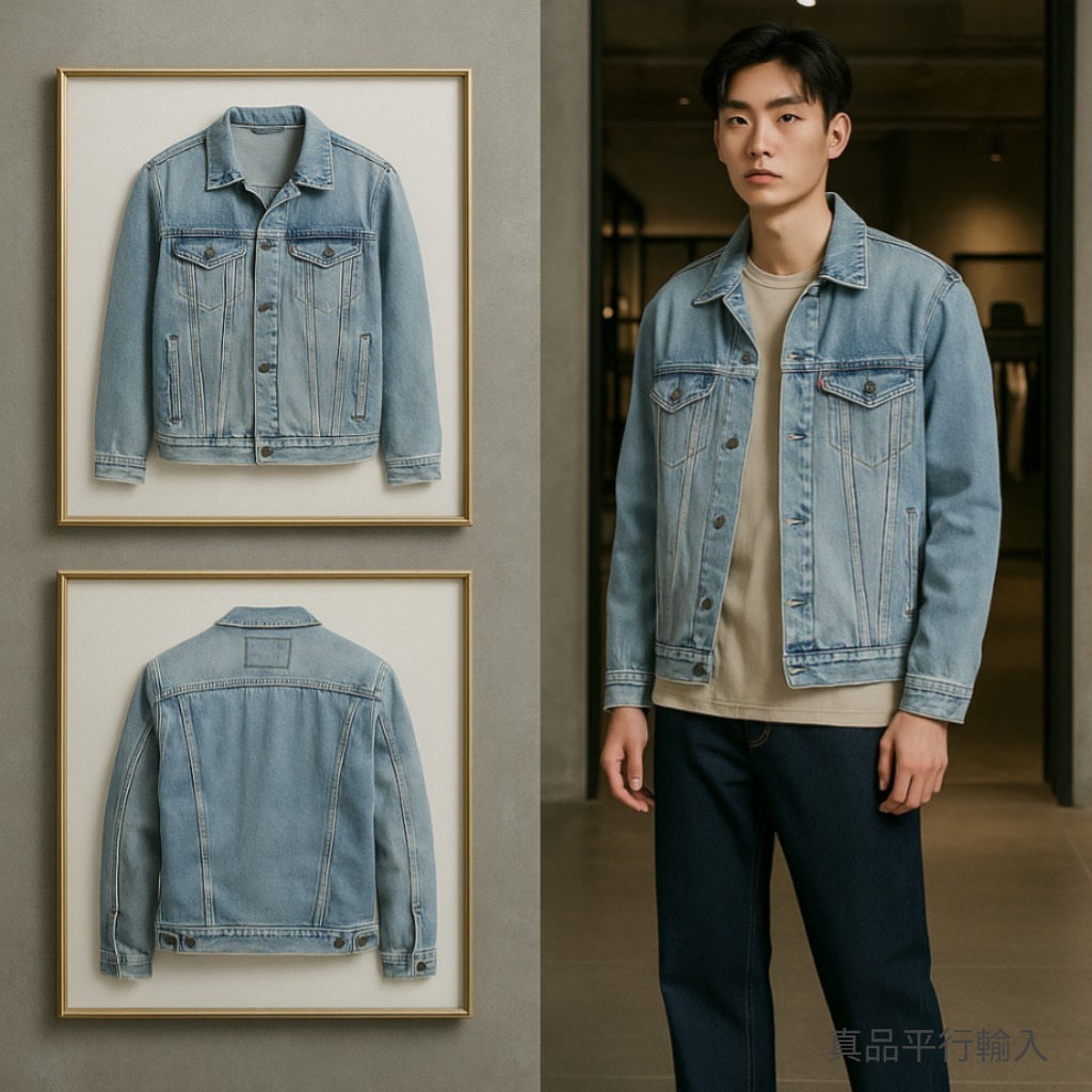 【預購】LEVIS Relaxed Fit Trucker H100350 男裝牛仔外套