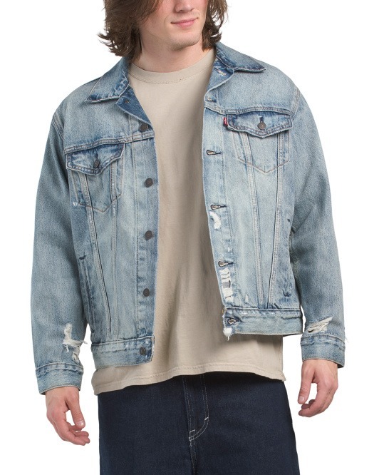 【預購】LEVIS Relaxed Fit Trucker H100350 男裝牛仔外套