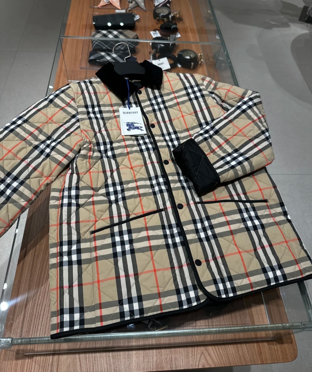 BBR kids 經典格仔 夾綿 外套