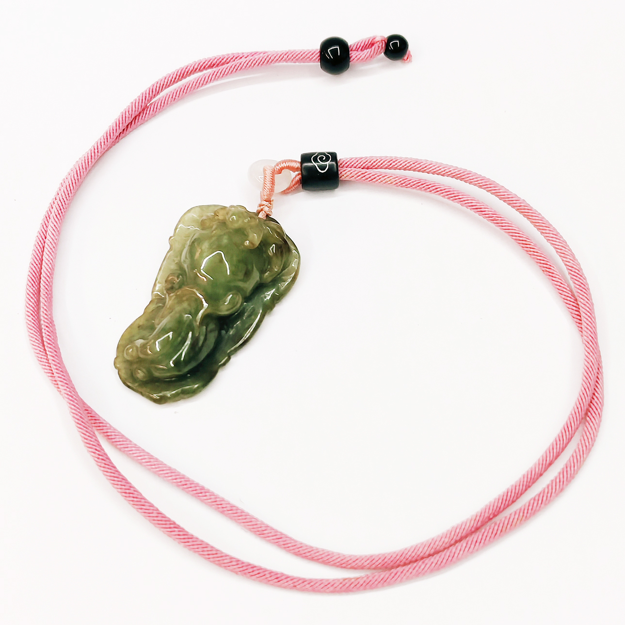 一夜致富{油清}玉珮中國結項鍊【十方】155140