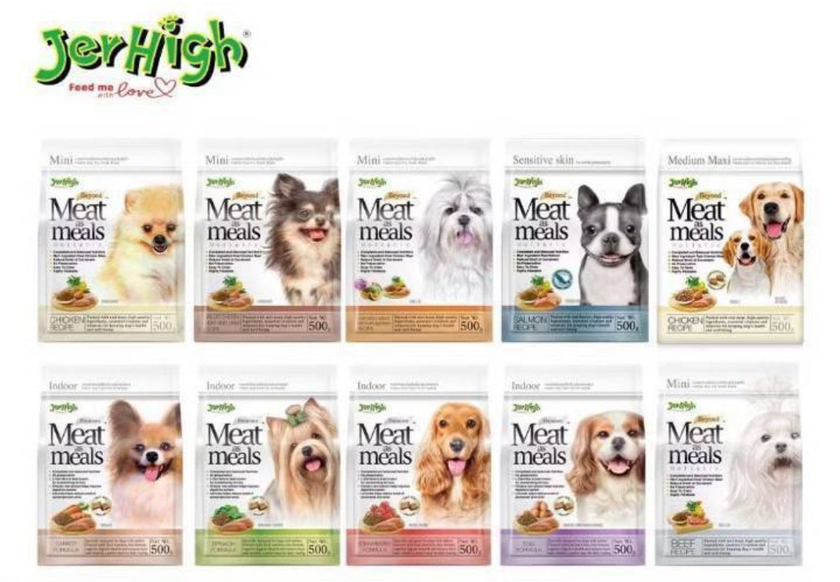 泰國JerHigh*挑食狗*肉食全效配方營養狗糧500g(10款味道可選）