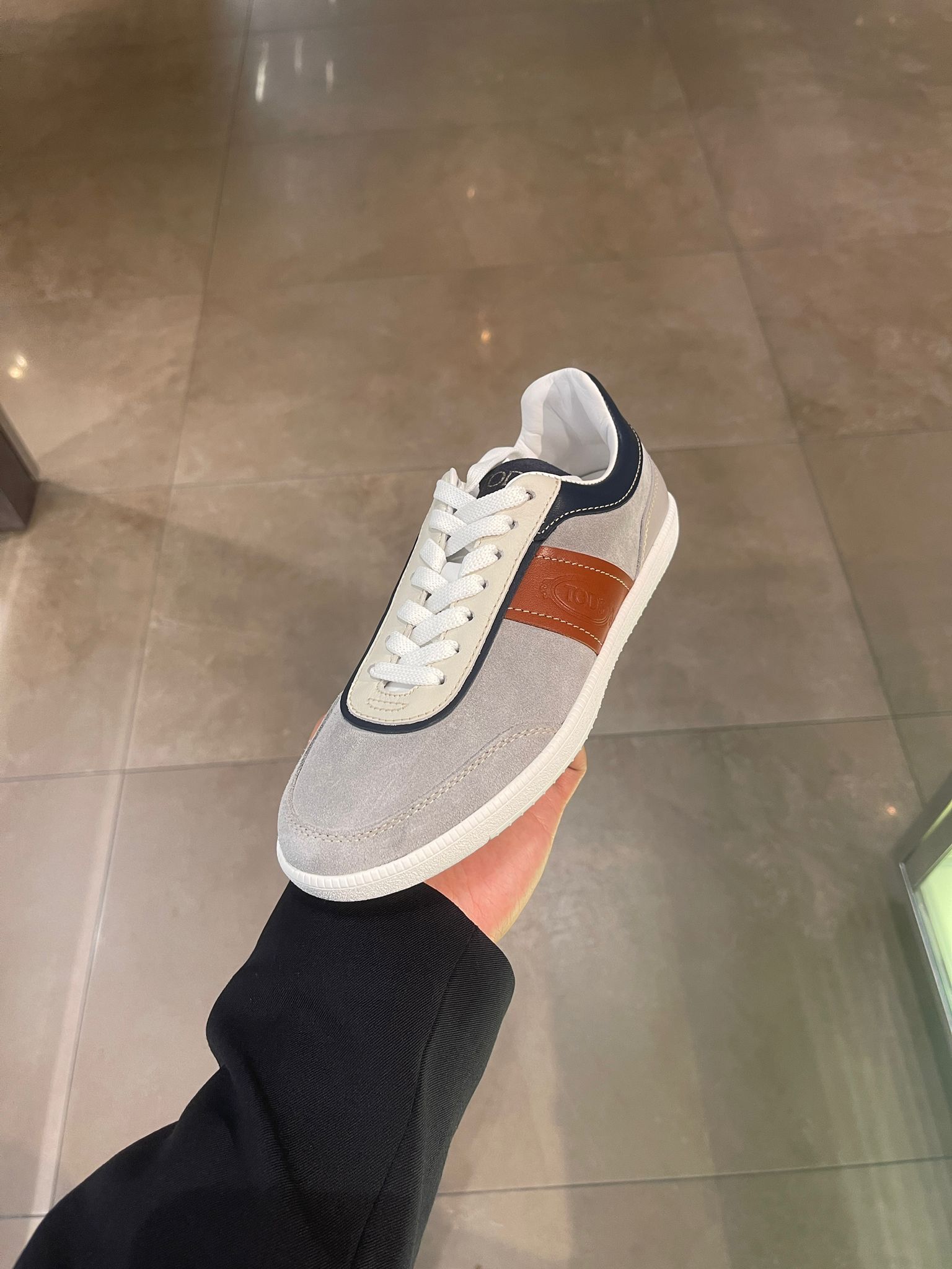 Tods shoes Suede Sneakers Grey XXW68