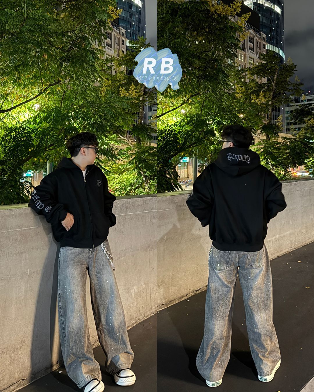 『RB』【預購】重磅 歌德字 刺繡 麂皮外套