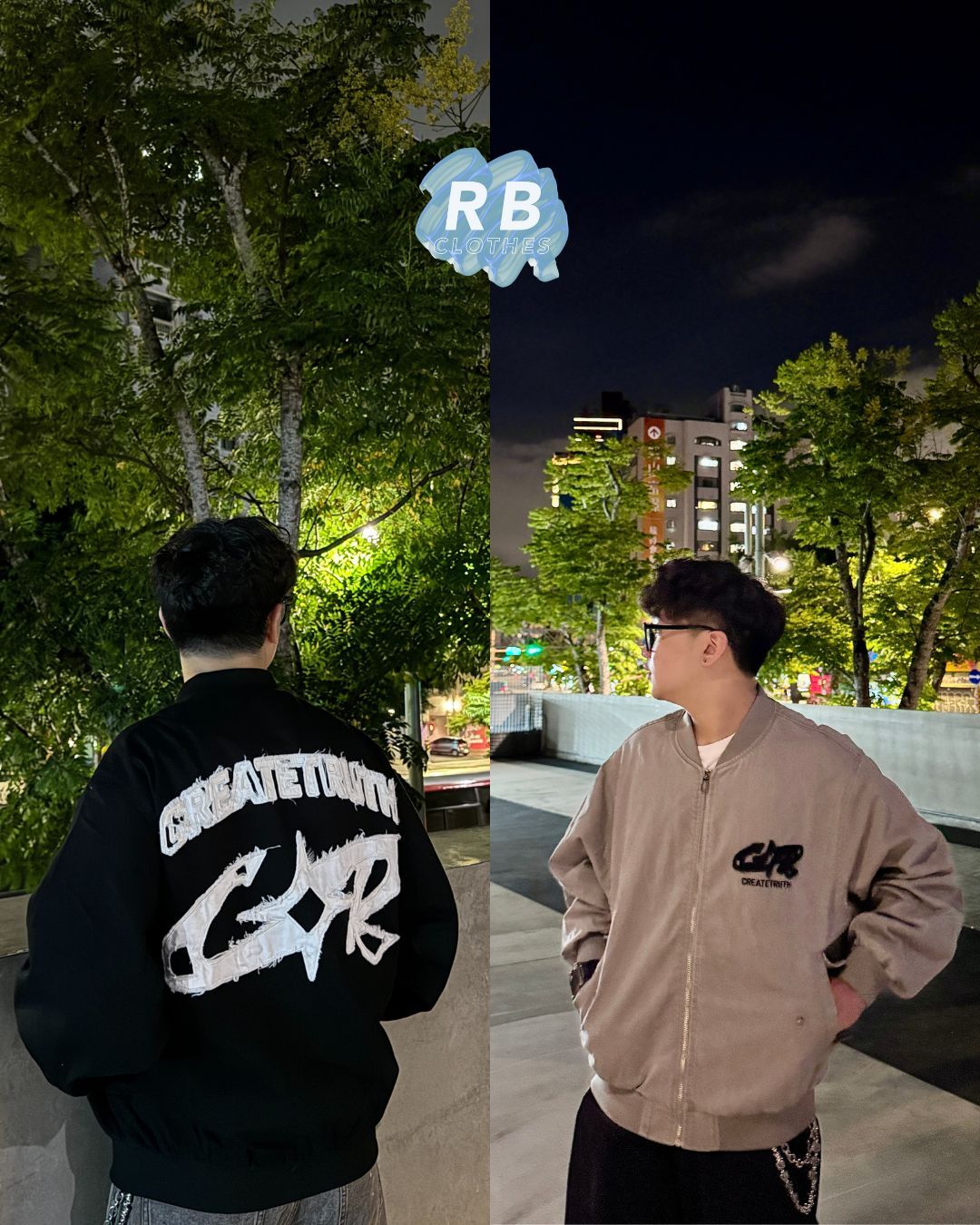 『RB』 貼布繡 Logo 薄外套｜MA1 版型