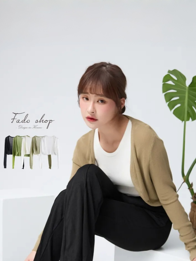 法朵Fado Shop｜蝙蝠袖針織罩衫 812B004 五色