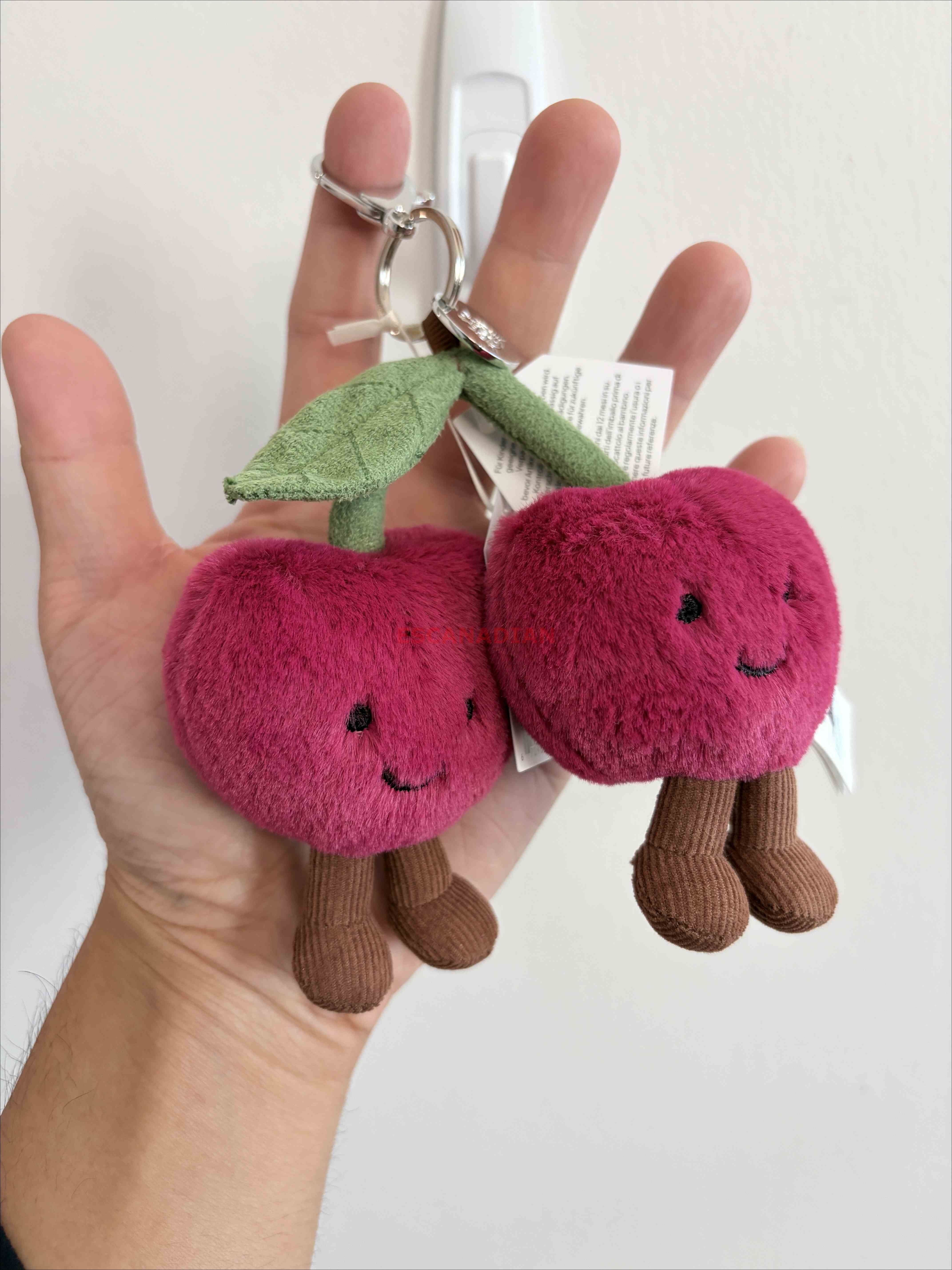 JellyCat 櫻桃 掛飾 鑰使圈