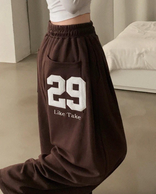 早秋預訂｜23側褶長寬版運動束帶褲